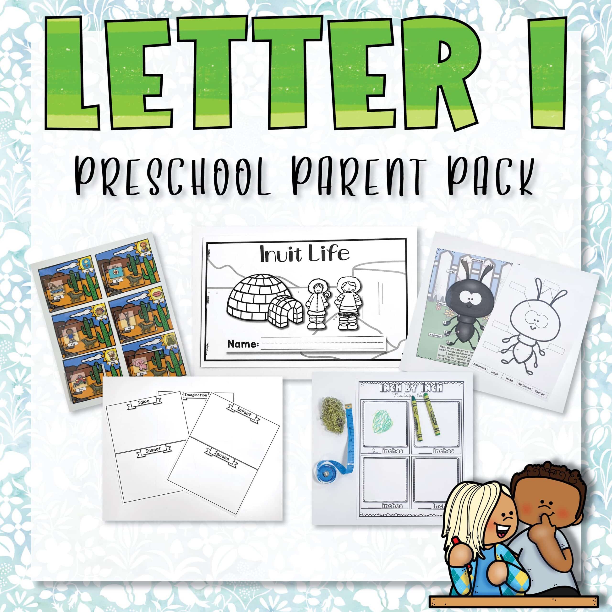 Letter I Preschool Parent Pack - Marlie Rosenberg